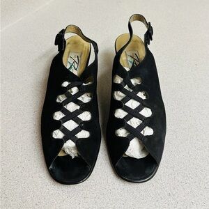 Ros Hommerson Black Women's Platform Sandals